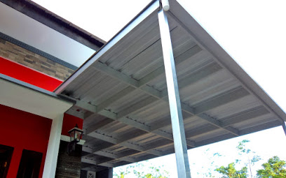 Kanopi minimalis Jogja terletak di jalan parangtritis, kilometer 11, Manding, Sabdoda, Kec. Bantul, Bantul Daerah Istimewa Yogyakarta 55715.