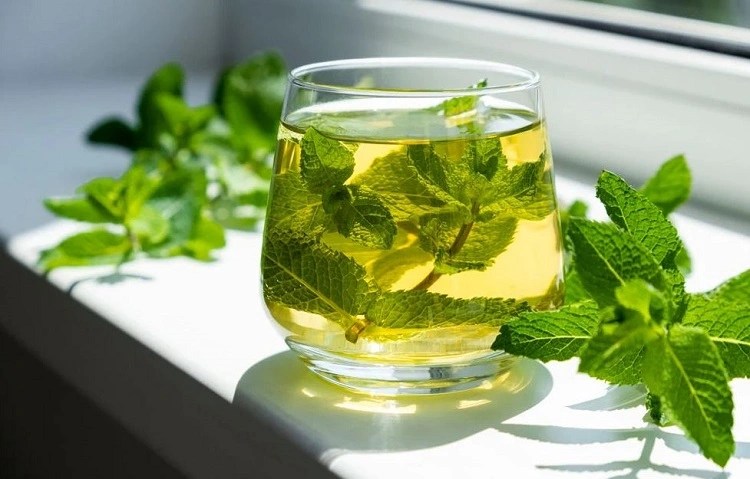 Berkumur dengan daun mint, Sumber: luxmiestates.in